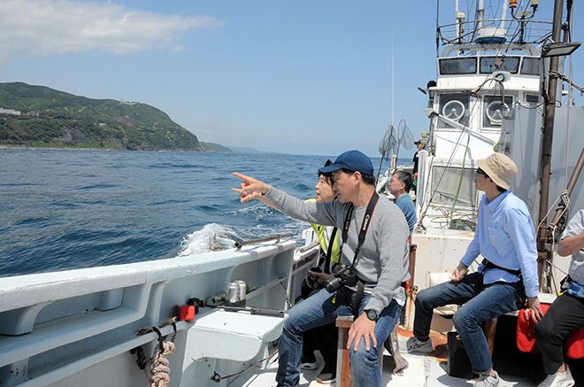Inatori Port in Higashi-Izu, Shizuoka Prefecture