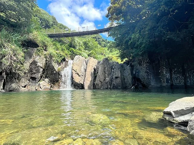 Todoroki no Taki waterfall in Amakusa, Kumamoto Prefecture