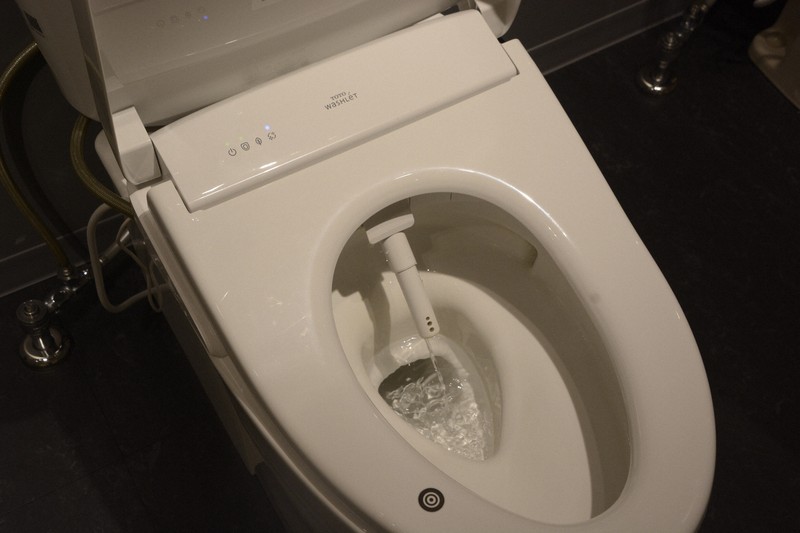 Japanese high-tech toilet