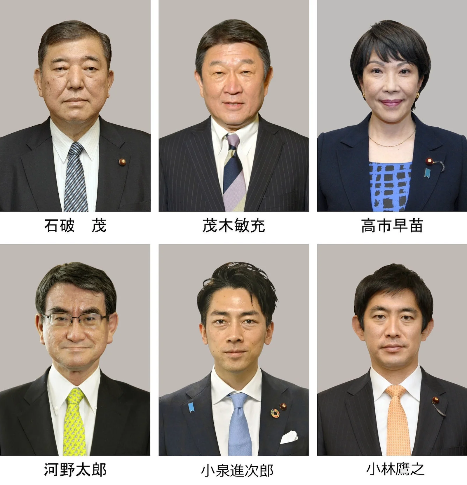 Japanese PM contenders September 2024