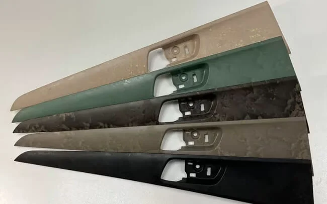 Tokai Rika has made parts using a bamboo-based composite resin.