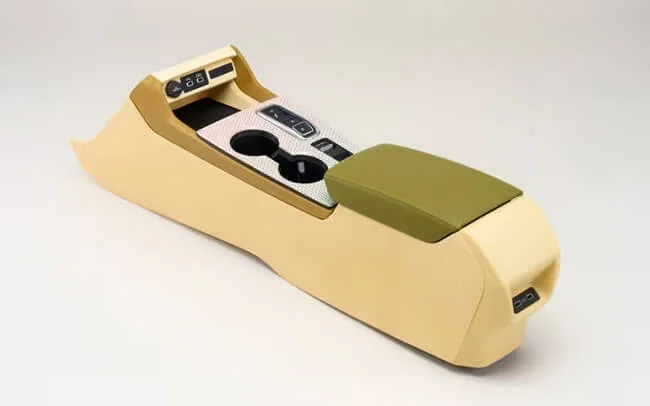 Moriroku, a Honda-affiliated supplier, has created a centre console made using resin blended with eggshells.