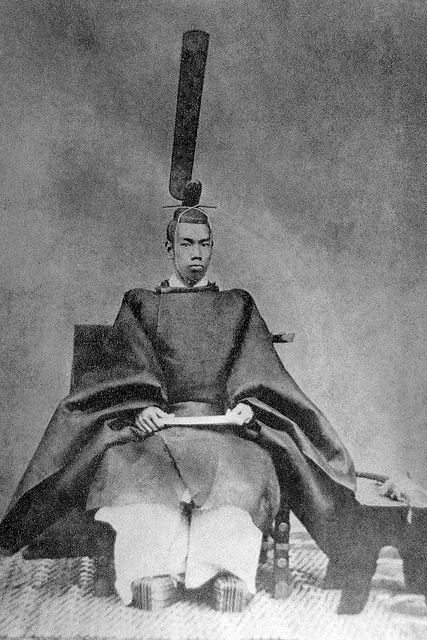 Emperor Meiji in full court robes