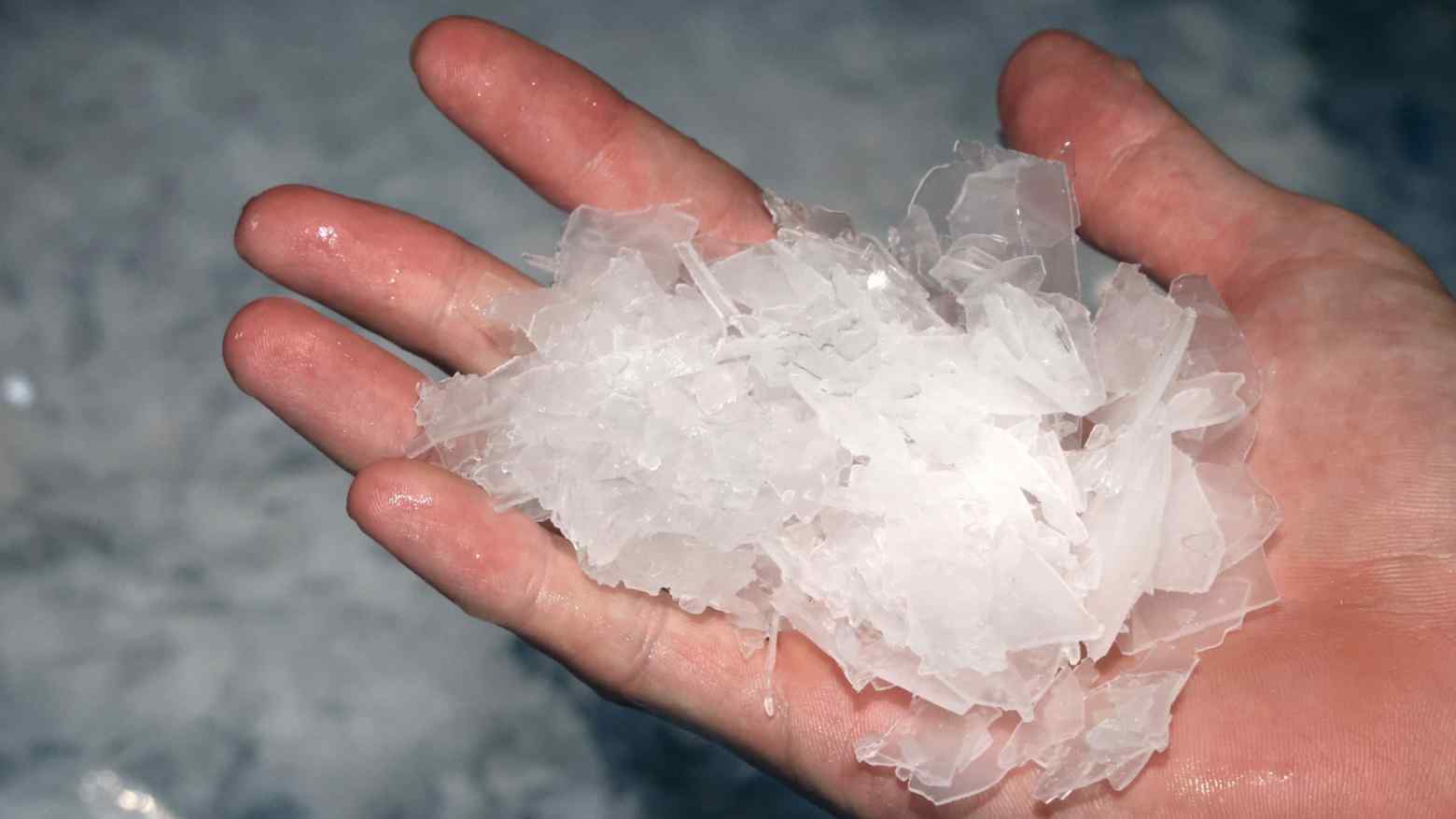 Seawater ice