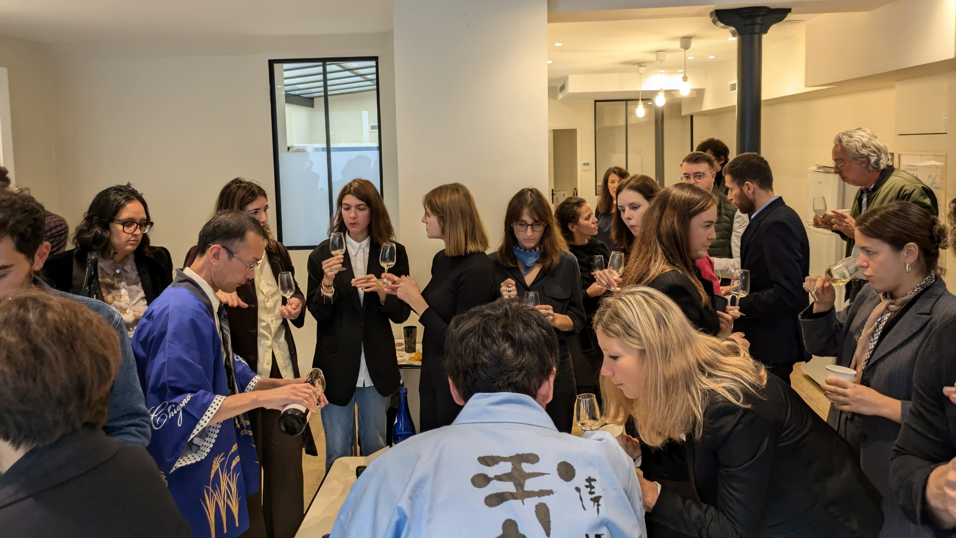 Gifu sake presentation in Paris