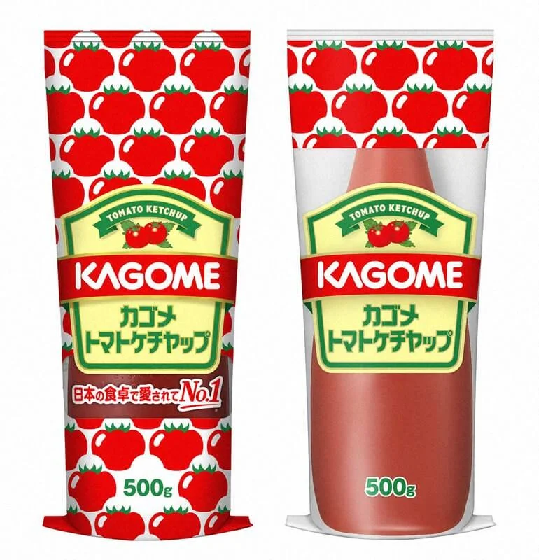 Kagome ketchup new design