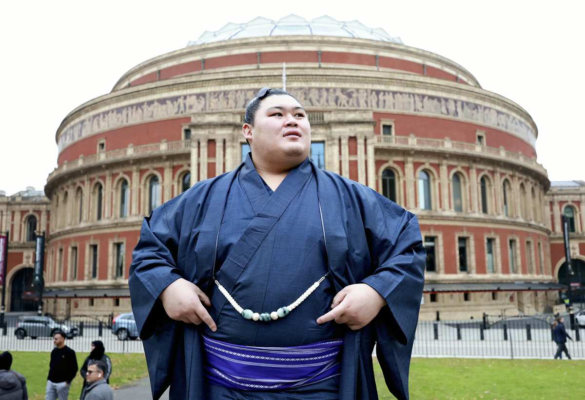 Yokozuna Onosato in London