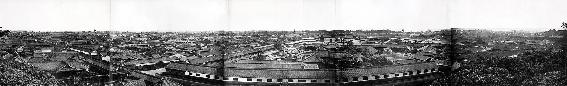 Panorama of Edo by Felice Beato
