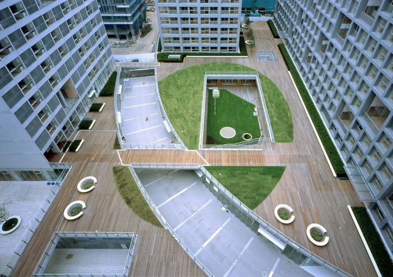 Shinonome Canal Court in Tokyo