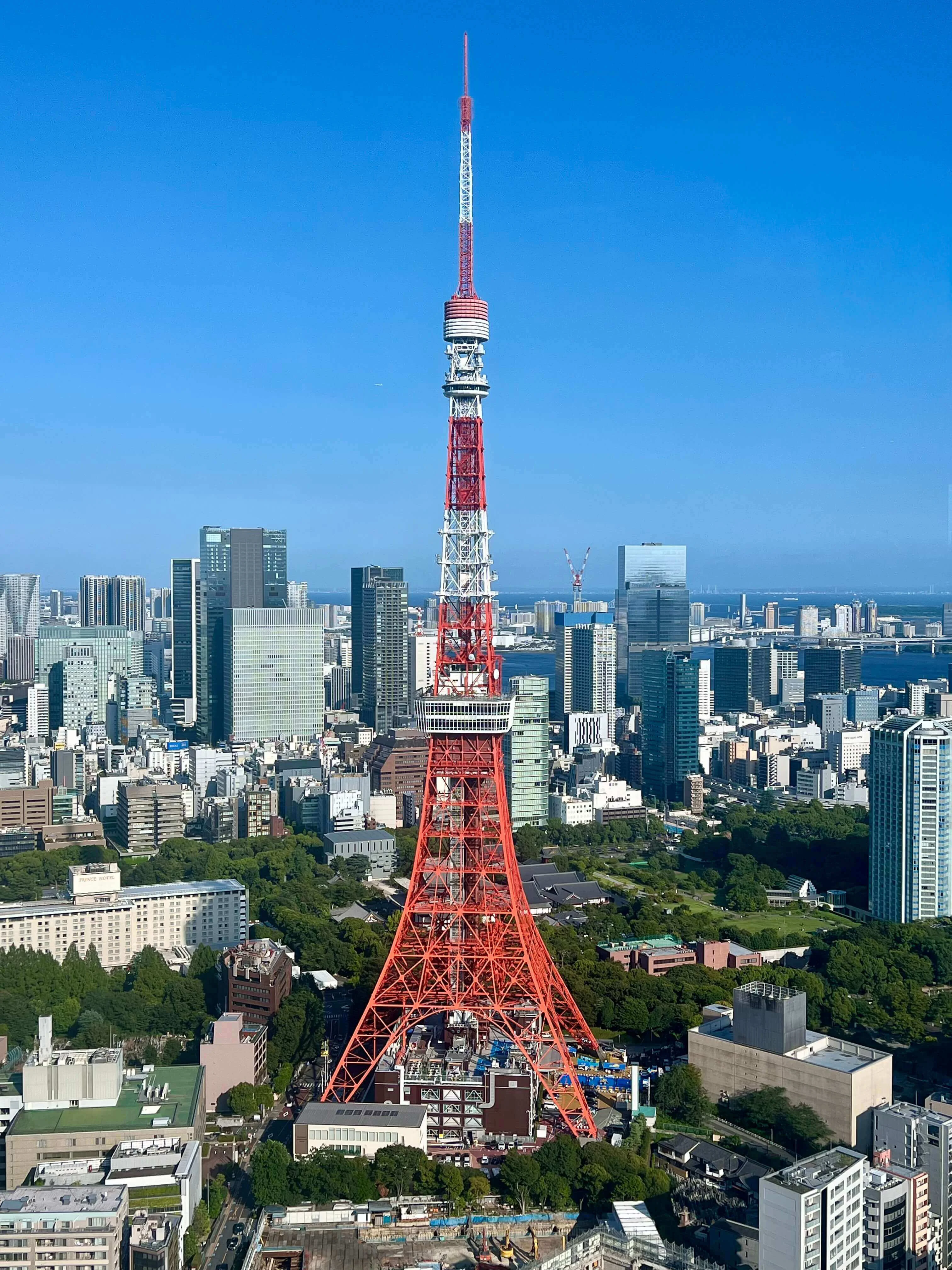 Tokyo Tower seen from Mori JP Tower