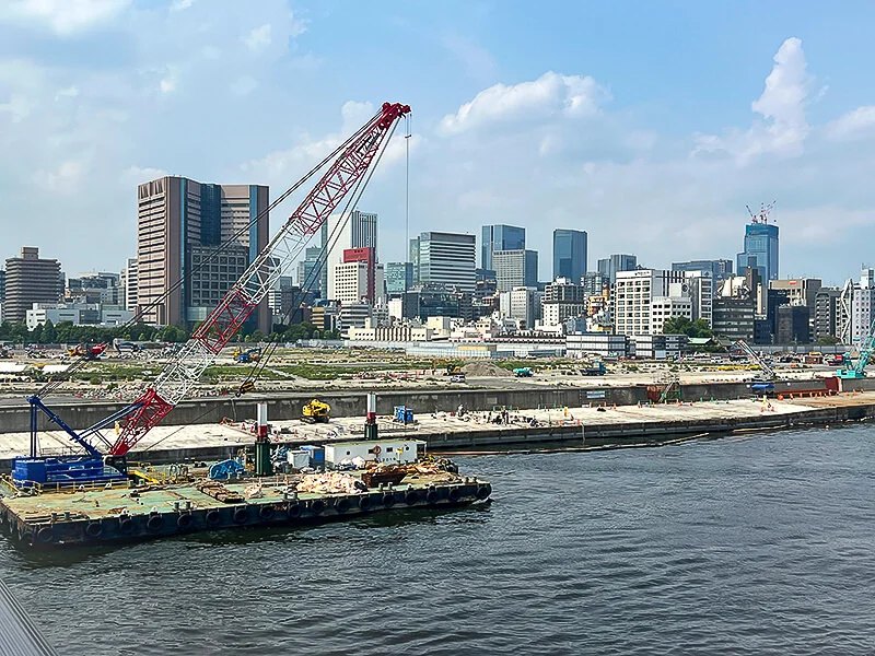 Tsukiji construction site