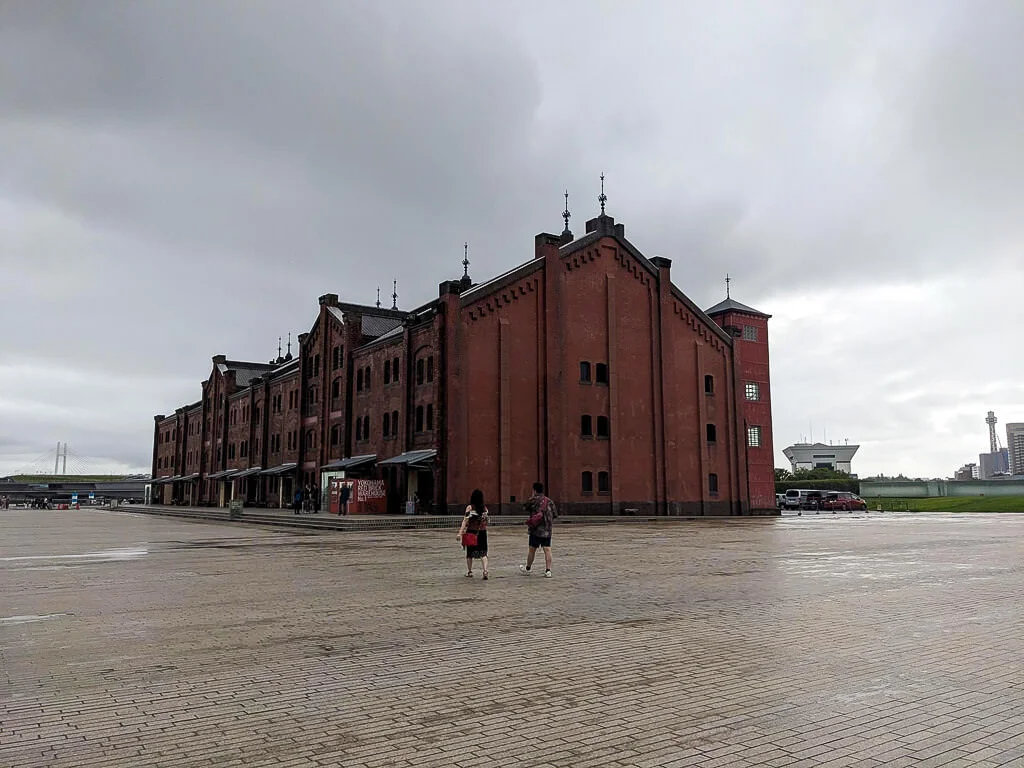 Yokohama on a rainy day in August 2024