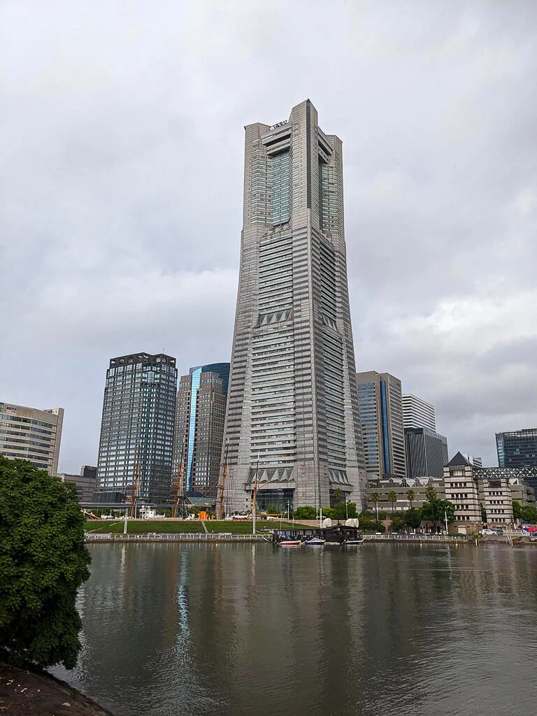 Yokohama on a rainy day in August 2024
