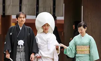 Shinto wedding at Atsuta Shrine, Nagoya