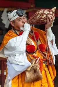 Yamabushi in traditional costume