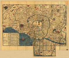 Revised Map of Edo (改訂江戸図)