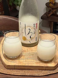 Fukumitsuya Fukumasamune Junmai Nigorizake Shiroki (福光屋 福正宗 純米にごり酒)