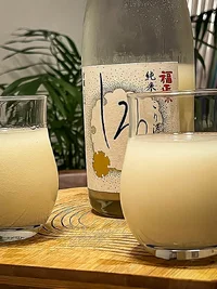 Fukumitsuya Fukumasamune Junmai Nigorizake Shiroki (福光屋 福正宗 純米にごり酒)