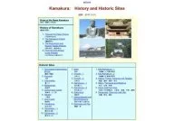 Kamakura:History and Historic Sites