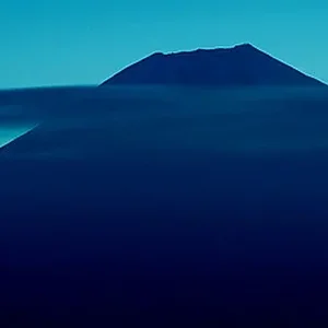 Fuji with Moon