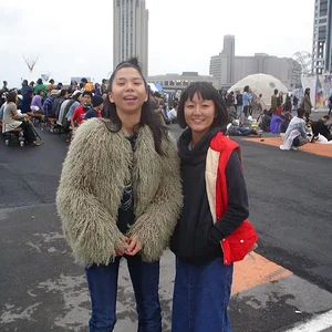 COOL GILRS POSING at NAGISHA MUSIC FESTIVAL IN TOKYO