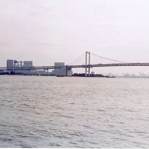 Odaiba and Rainbow Bridge from Sumida Cruise