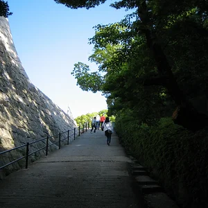 "Marugame castle" long slope