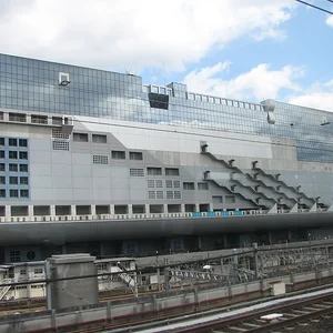 Kyoto Station from Shinkansen