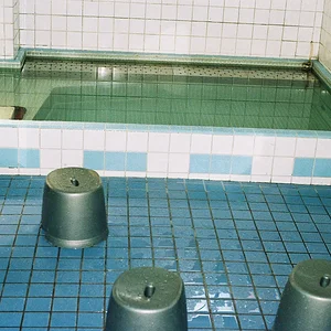 Communal bath at business hotel