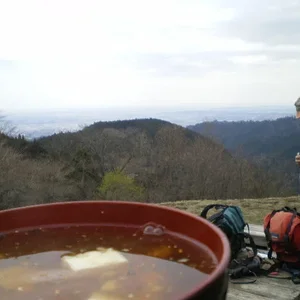 Nameko-Jiru (Miso soup) at Mt.Takao