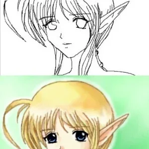 An elven girl