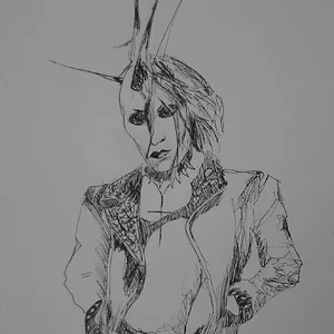 Kozi - pen sketch
