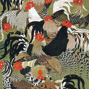 Flock of chickens