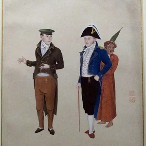Hollanders with servant