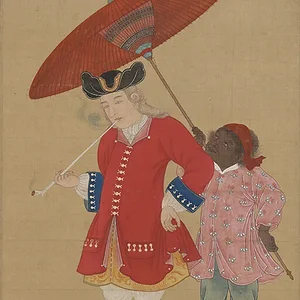 Dutchman with a servant