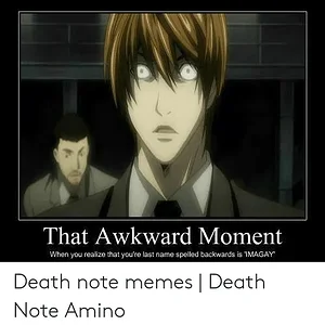 That awkward moment