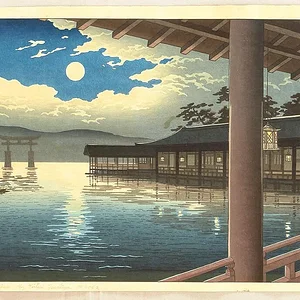 Summer Moon at Miyajima