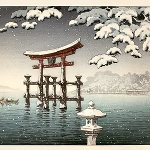Miyajima in Snow