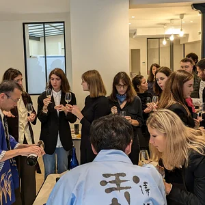 Gifu sake presentation in Paris