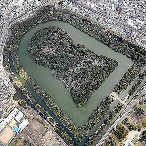 Daisen kofun burial mound in Sakai