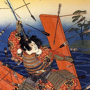 Yoshioki's Death in Battle at Yanokuchi-watashi