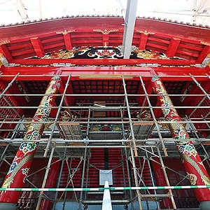 The Seiden main hall of Shuri-jō Castle