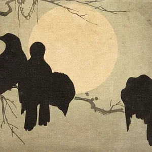 Crows in the Moonlight