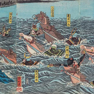 Map of the Great Battle of Uji River