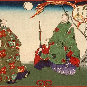 Tokugawa Yoshimune playing kemari