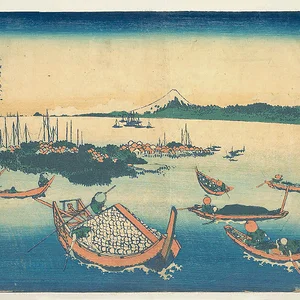 Tsukuda Island in Musashi Province
