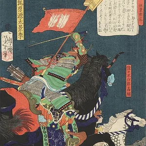Kajiwara Genta Kagesue and Sasaki Shirō Takatsuna
