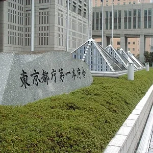 Town hall of Tokyo's caption