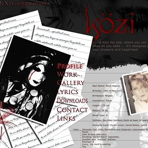 Web Layout Kozi by xXBloodyghostXx
