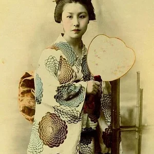 Woman in kimono (Geisha?)